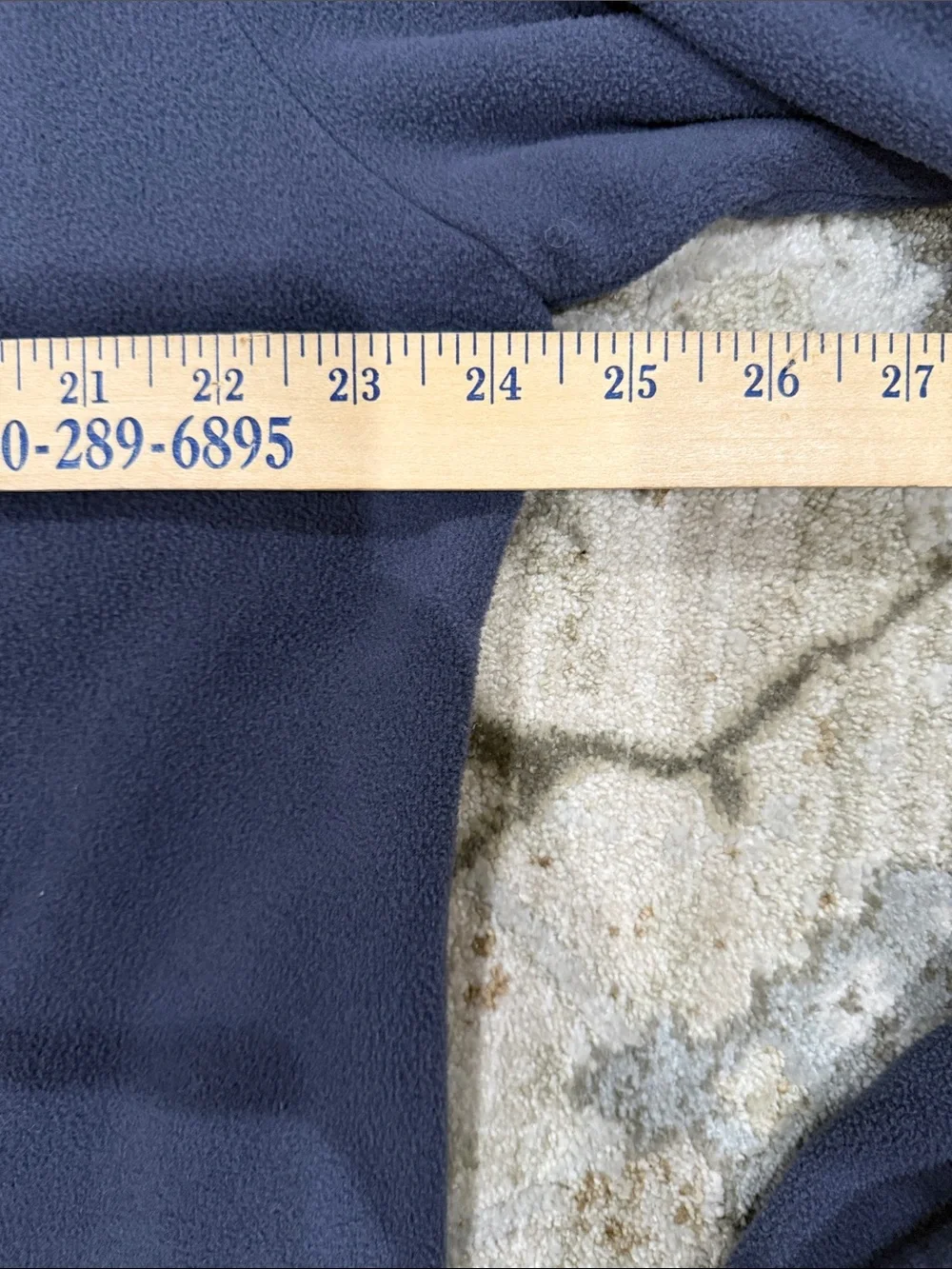 Patagonia Micro D Crewneck Size Large Mens Smolder Blue Fleece